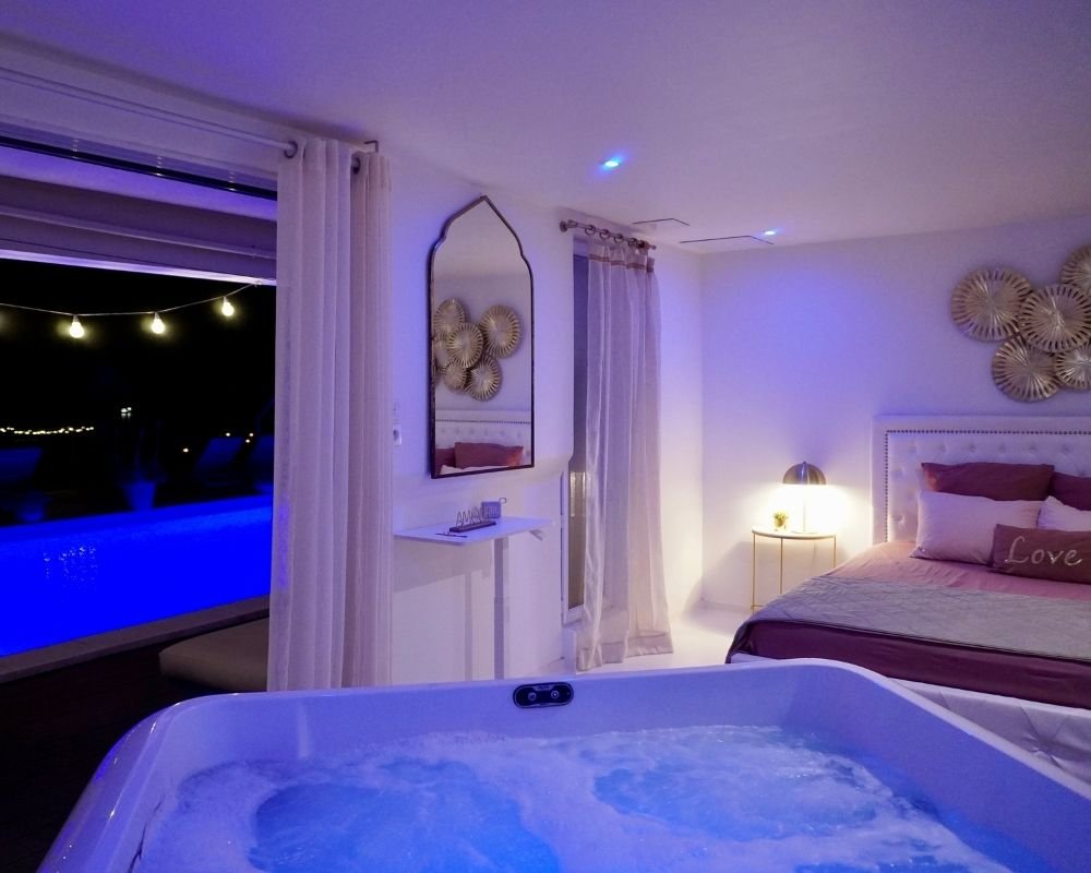 Suite nuit ambiance romantique